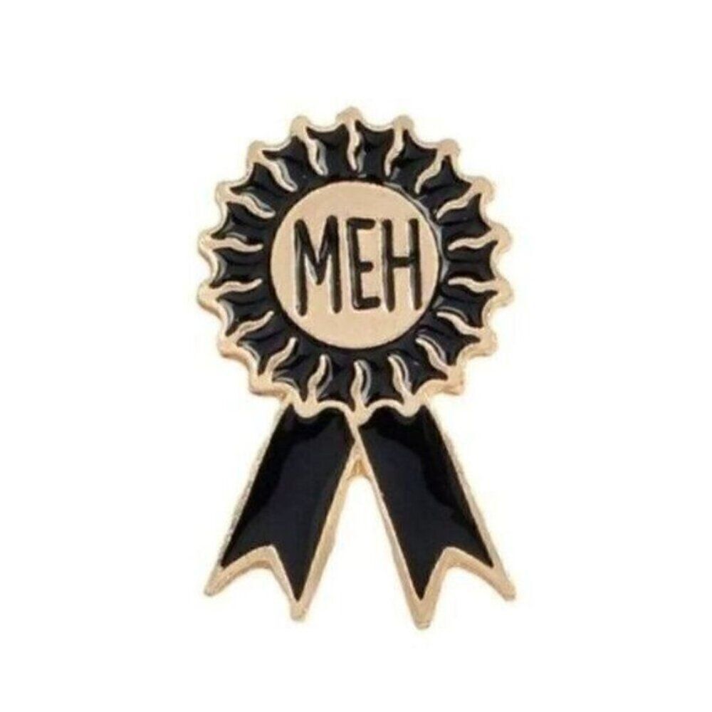 3/20 Meh Ribbon Award Enamel Pin